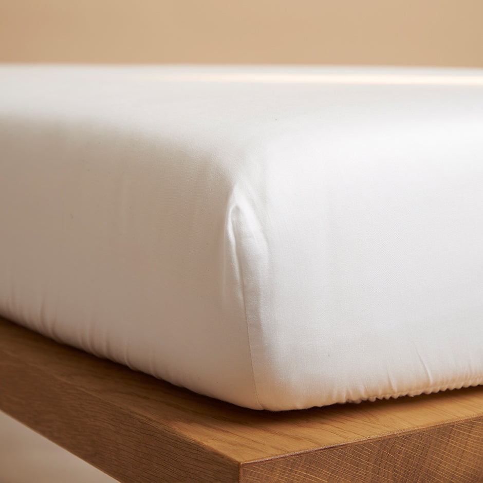 COCO & CICI KIDS HOESLAKEN TENCEL™ SATEEN WIT 60X120X15