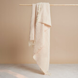 COCO & CICI ALPACA PLAID – ECRU/ROZE 130X180