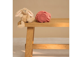 COCO & CICI KIDS HOESLAKEN TENCEL™ TWILL BLUSH 60X120X15