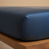 COCO & CICI KIDS HOESLAKEN TENCEL™ SATEEN BLAUW 60X120X15