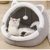 KATTENBED MET OREN – 31×30×28 CM