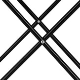 SPRINGOS CAMPINGTAFEL INKLAPBAAR – POLYESTER ZWART