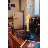 HÖFATS SPIN 120 SFEERLANTAARN – TAFELVUUR & DESIGNLAMP IN ÉÉN