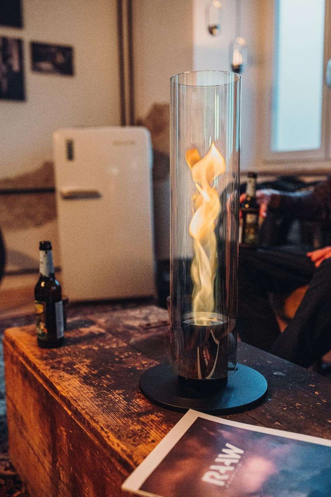 HÖFATS SPIN 120 SFEERLANTAARN – TAFELVUUR & DESIGNLAMP IN ÉÉN