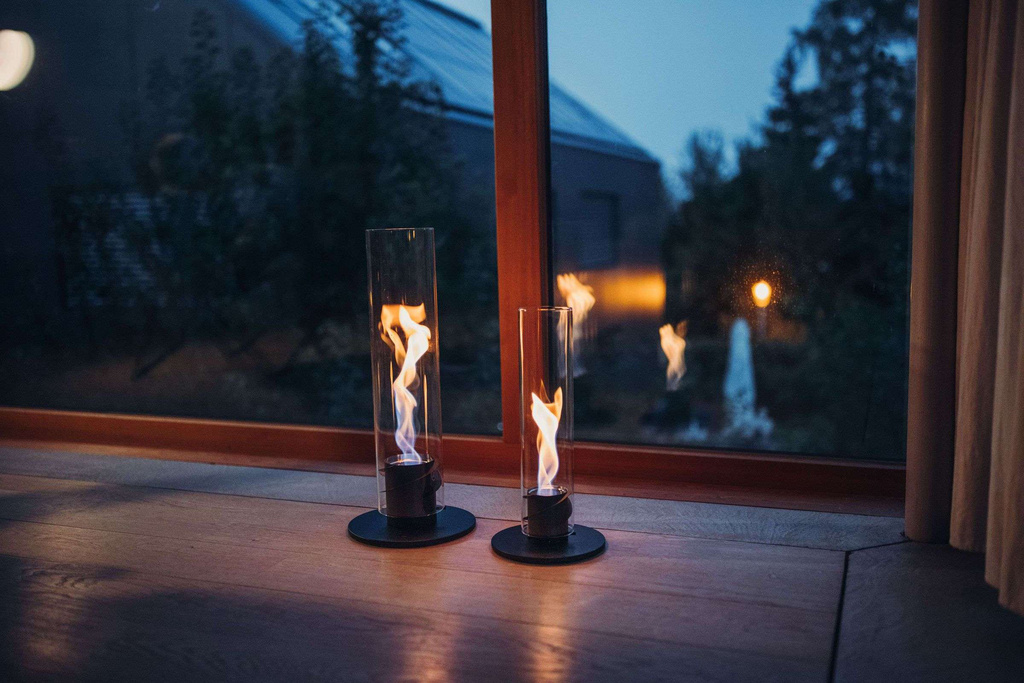 HÖFATS SPIN 120 SFEERLANTAARN – TAFELVUUR & DESIGNLAMP IN ÉÉN