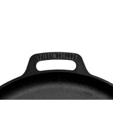 VALHAL KOEKENPAN PLANCHA GIETIJZER MET HANDGREPEN 35 CM