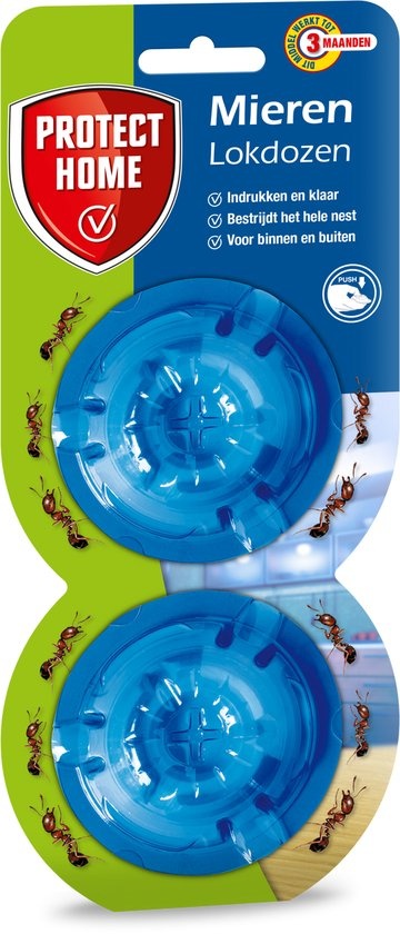 PROTECT HOME PIRON PUSHBOX MIERENLOKDOOS – INSECTENBESTRIJDING – 2 STUKS