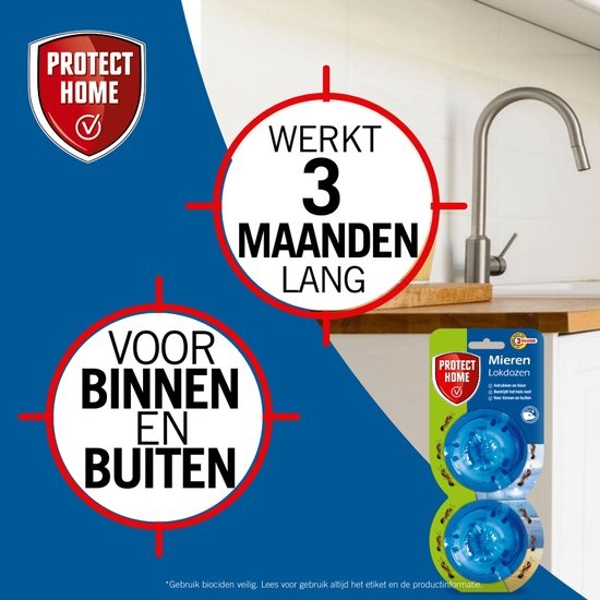 PROTECT HOME PIRON PUSHBOX MIERENLOKDOOS – INSECTENBESTRIJDING – 2 STUKS