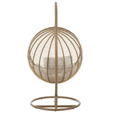 J-LINE HANGSTOEL ROND STAAL NATUURLIJK