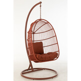 J-LINE HANGSTOEL EGGA STAAL/TOUW ROOD