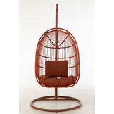 J-LINE HANGSTOEL EGGA STAAL/TOUW ROOD