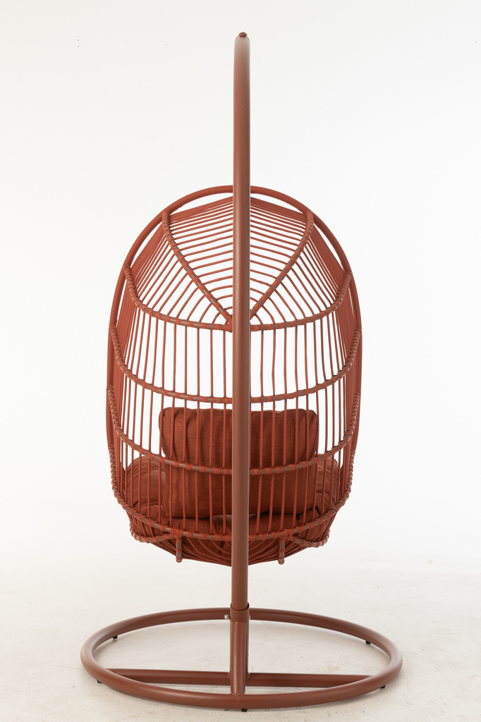 J-LINE HANGSTOEL EGGA STAAL/TOUW ROOD