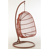 J-LINE HANGSTOEL EGGA STAAL/TOUW ROOD