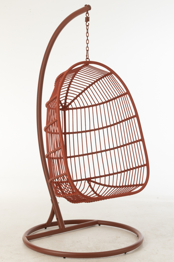J-LINE HANGSTOEL EGGA STAAL/TOUW ROOD