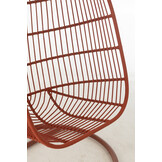 J-LINE HANGSTOEL EGGA STAAL/TOUW ROOD
