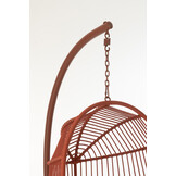 J-LINE HANGSTOEL EGGA STAAL/TOUW ROOD