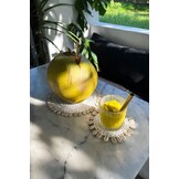 BAZAR BIZAR SEAGRASS SHELL ONDERZETTER WIT