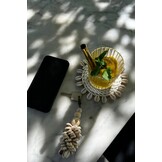 BAZAR BIZAR SEAGRASS SHELL ONDERZETTER WIT