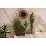 BAZAR BIZAR RAFFIA MACRAMÉ WANDDECORATIE – ZWART/NATUREL