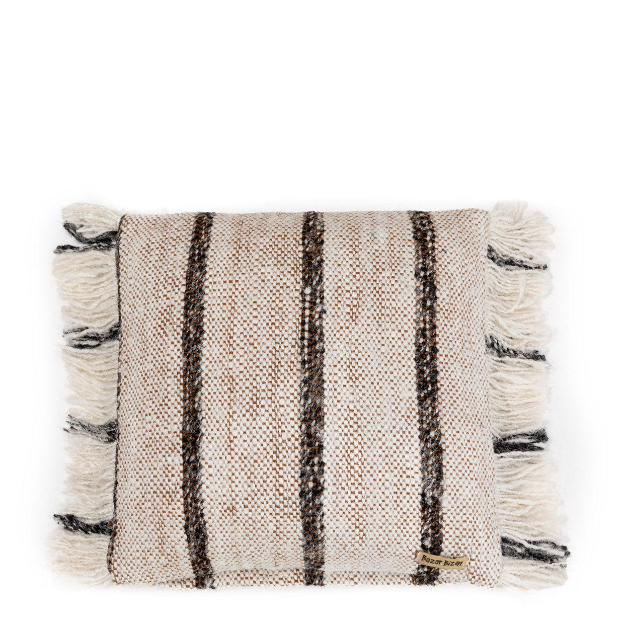 BAZAR BIZAR THE OH MY GEE CUSHION COVER – KATOEN BOHEMIAN WHITE 40×40 CM