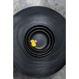 BAZAR BIZAR THE BURNED CLASSIC PLATE – ZWART – L – TERRACOTTA