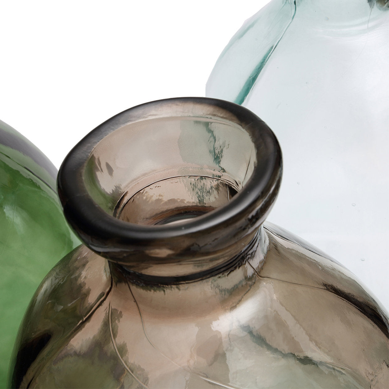 BAZAR BIZAR THE JINSUO VASE – GERECYCLEERD GLAS BEIGE