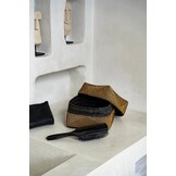 BAZAR BIZAR THE BEADED BASKET – GOUD – M