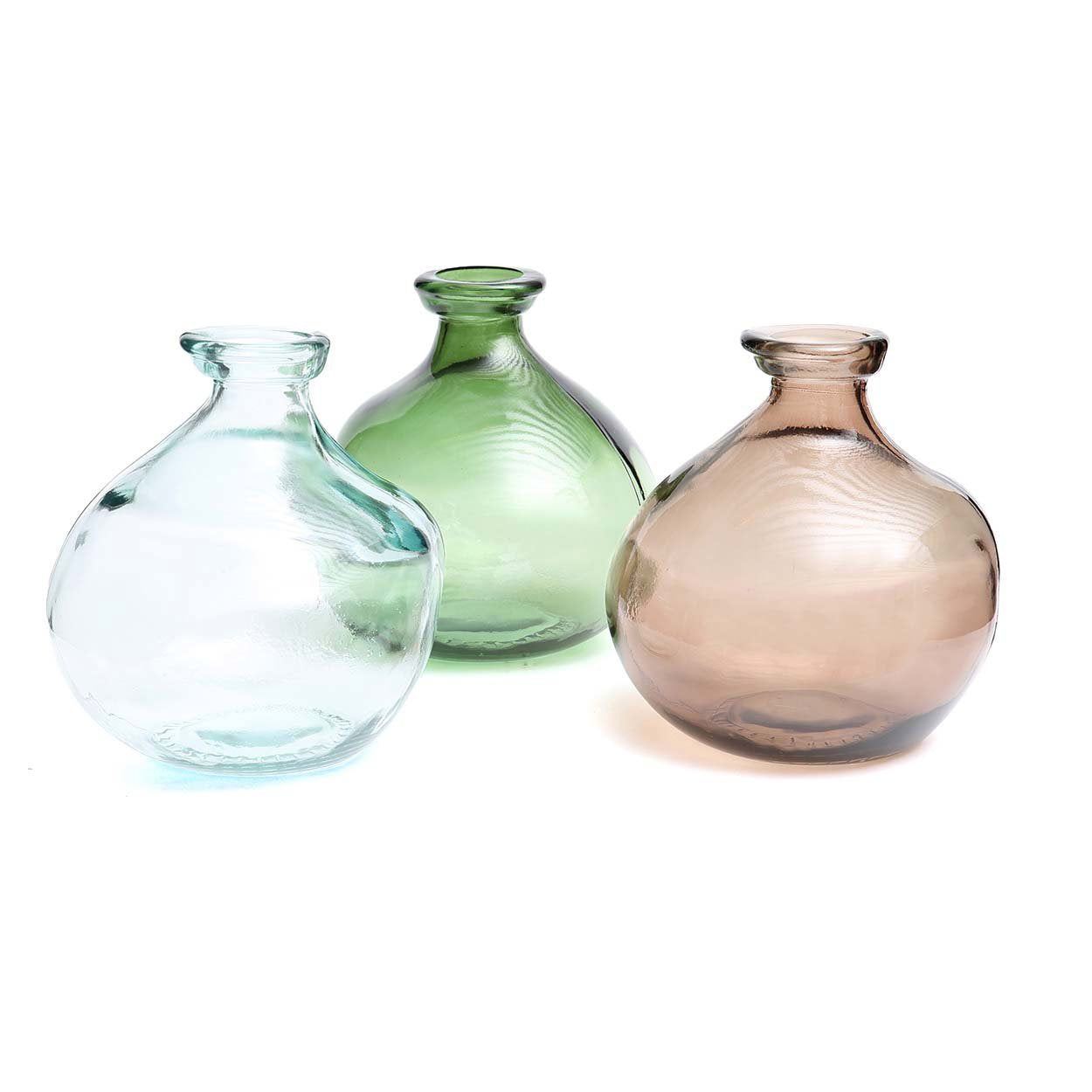 BAZAR BIZAR THE XIAO VASE – GERECYCLEERD GLAS BLAUW