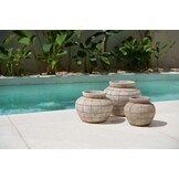 BAZAR BIZAR THE BELLY VASE – CONCRETE NATUREL – MEDIUM