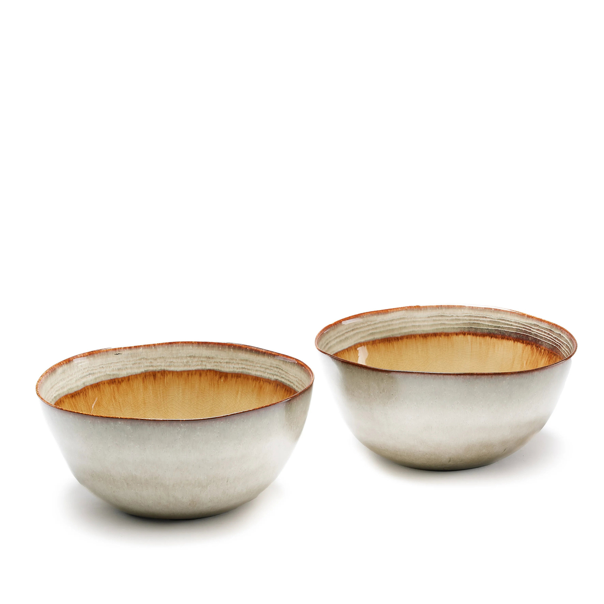 BAZAR BIZAR THE COMPORTA SERVING BOWL – GRIJS BRUIN