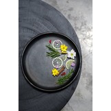 BAZAR BIZAR THE BURNED CLASSIC PLATE – ZWART – L – TERRACOTTA