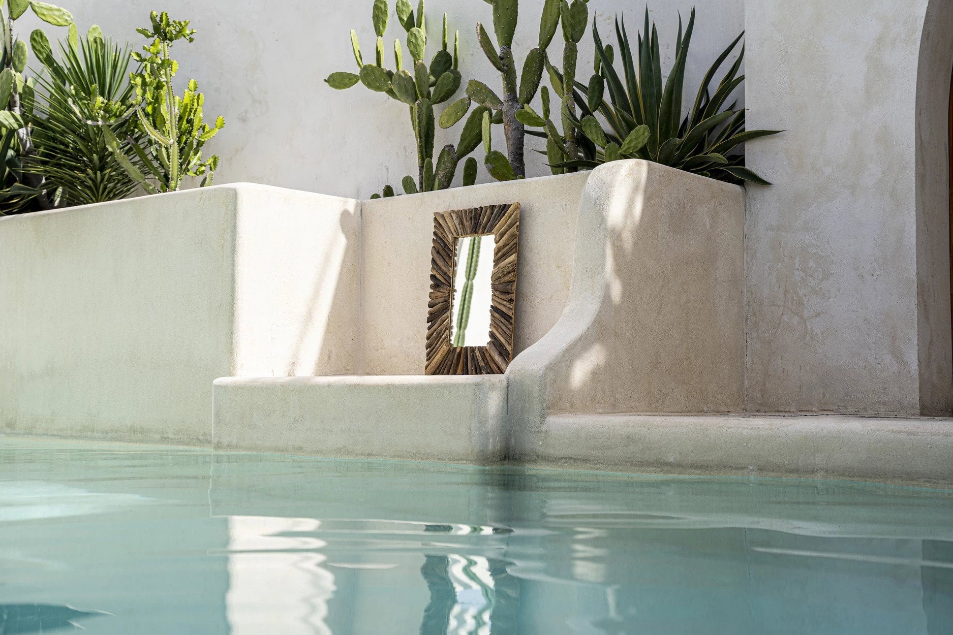 BAZAR BIZAR THE DRIFTWOOD FRAMED MIRROR