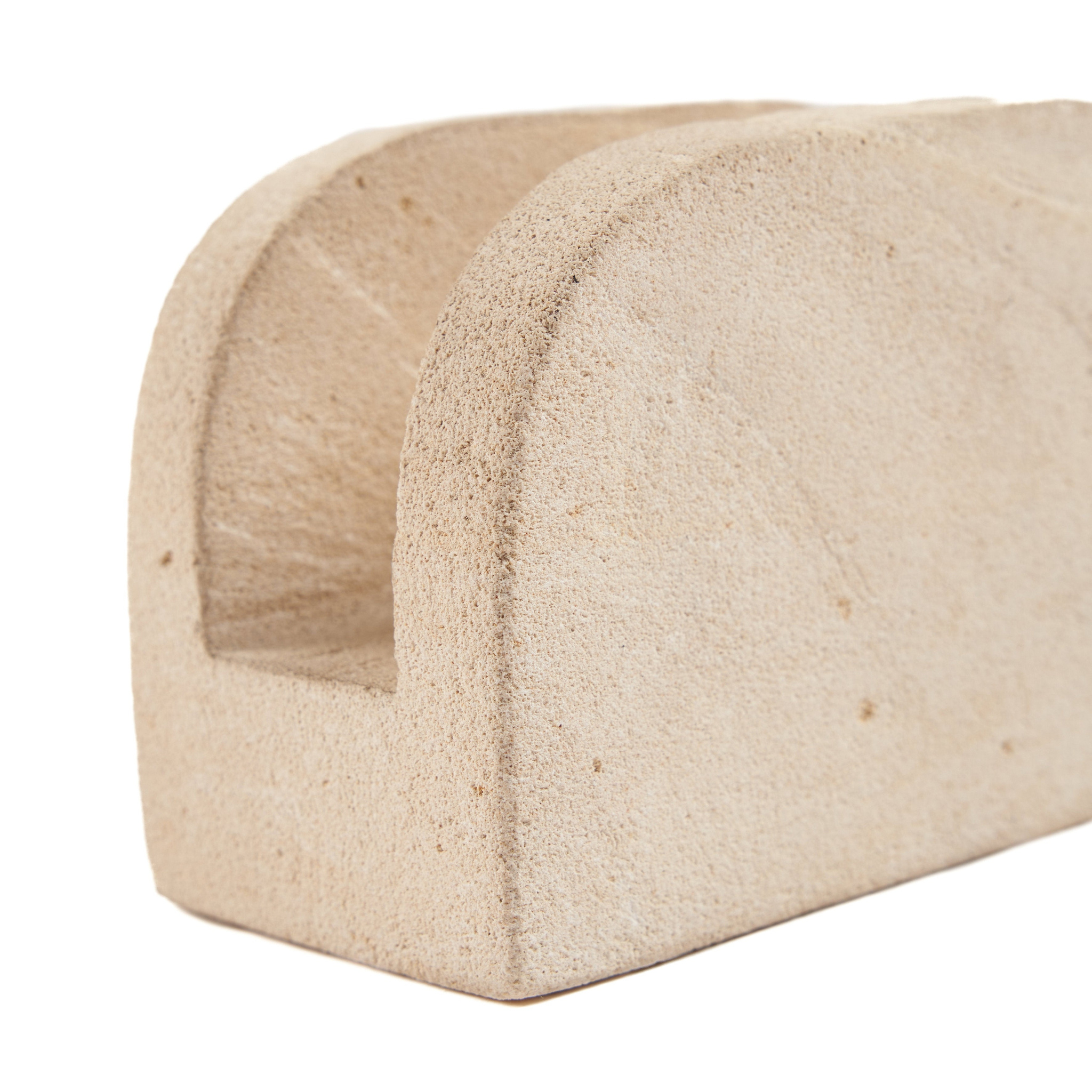 BAZAR BIZAR THE STONE TISSUE HOLDER – NATUURLIJK ZANDSTEEN