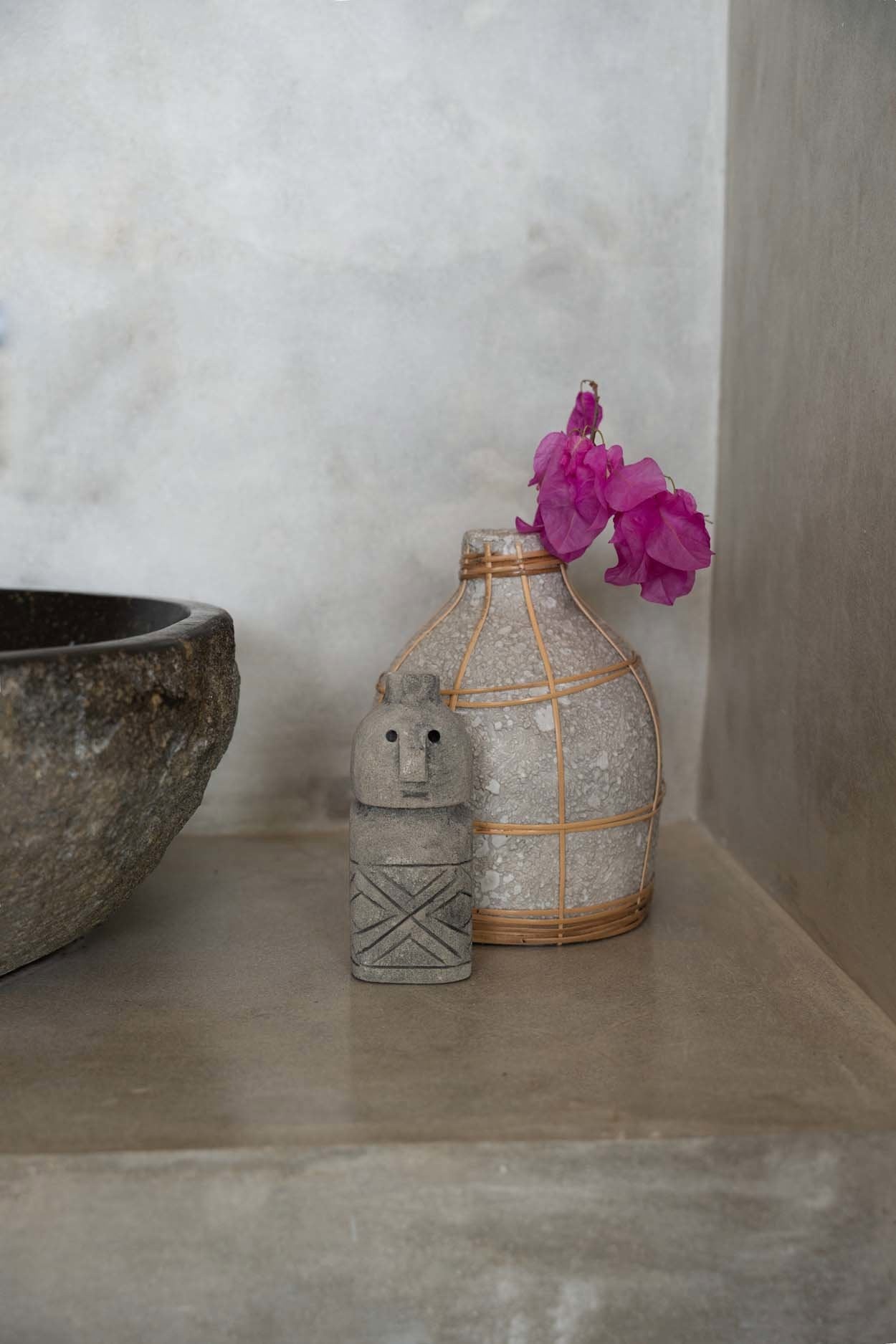 BAZAR BIZAR THE WHOOPY VASE CONCRETE NATURAL S