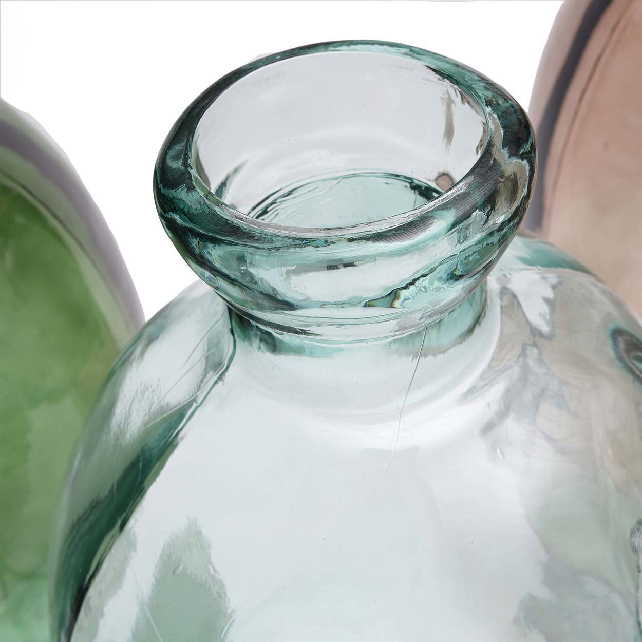 BAZAR BIZAR THE JINSUO VASE – GERECYCLEERD GLAS BLAUW