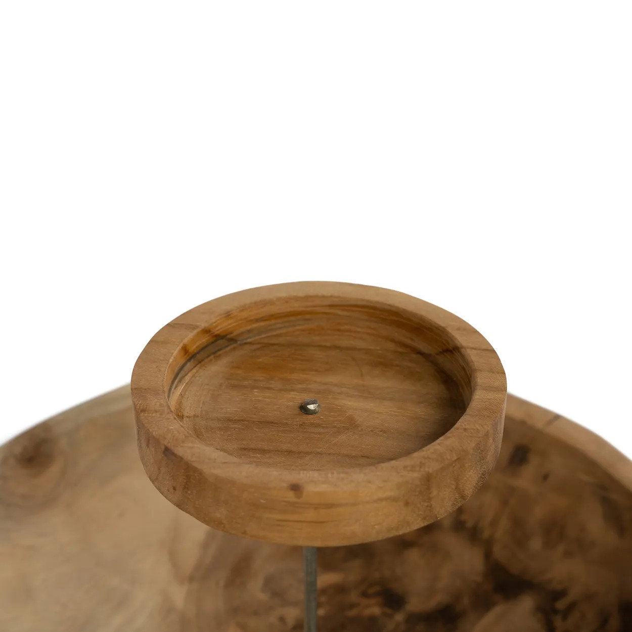 BAZAR BIZAR THE CANDLE PLATE – TEAKHOUT NATUREL 29 CM