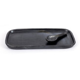 BAZAR BIZAR THE BURNED TAPAS PLATE – ZWART TERRACOTTA