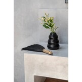 BAZAR BIZAR THE BURNED VASE – TERRA COTTA ZWART 13 CM