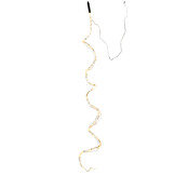 J-LINE KERSTVERLICHTINGSSLINGER 2M ZILVER 200 LED WARM WIT