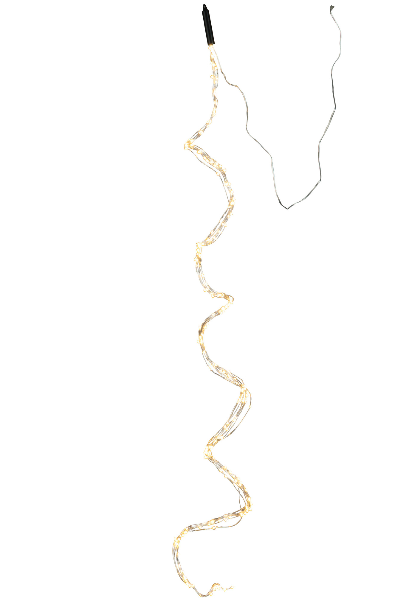 J-LINE KERSTVERLICHTINGSSLINGER 2M ZILVER 200 LED WARM WIT