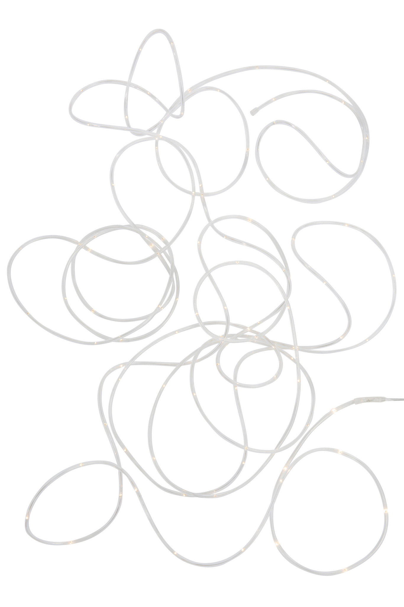 J-LINE KERSTVERLICHTING 10M BINNEN/BUITEN WARM WIT PLASTIC