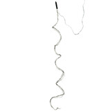 J-LINE KERSTVERLICHTINGSSLINGER 2M ZILVER 200 LED WARM WIT