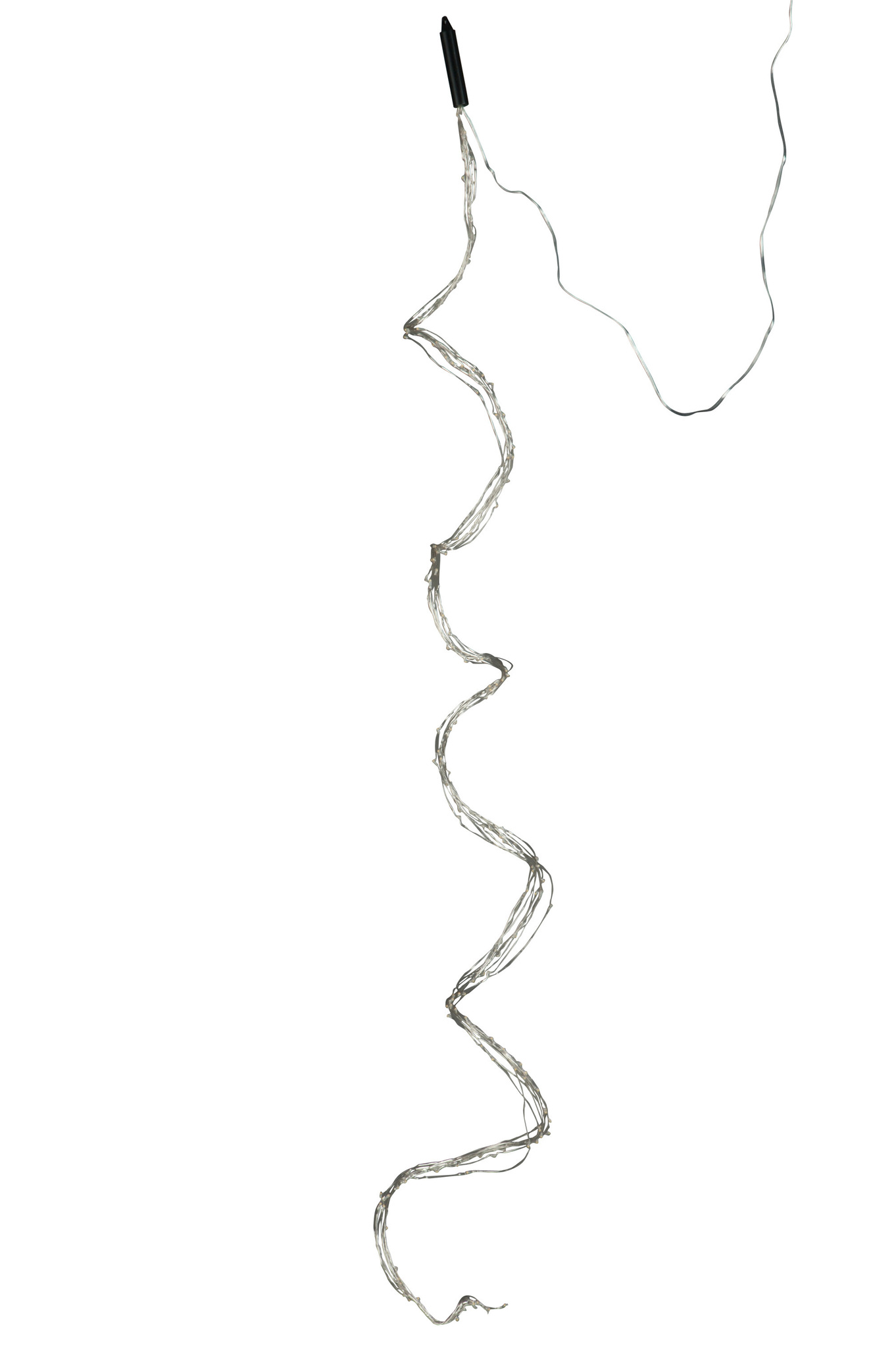 J-LINE KERSTVERLICHTINGSSLINGER 2M ZILVER 200 LED WARM WIT