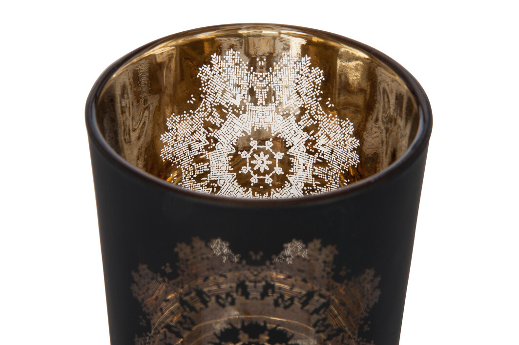 J-LINE DOOS VAN 3 BOOM LED-GERIBBELD GLAS KERST ROOD