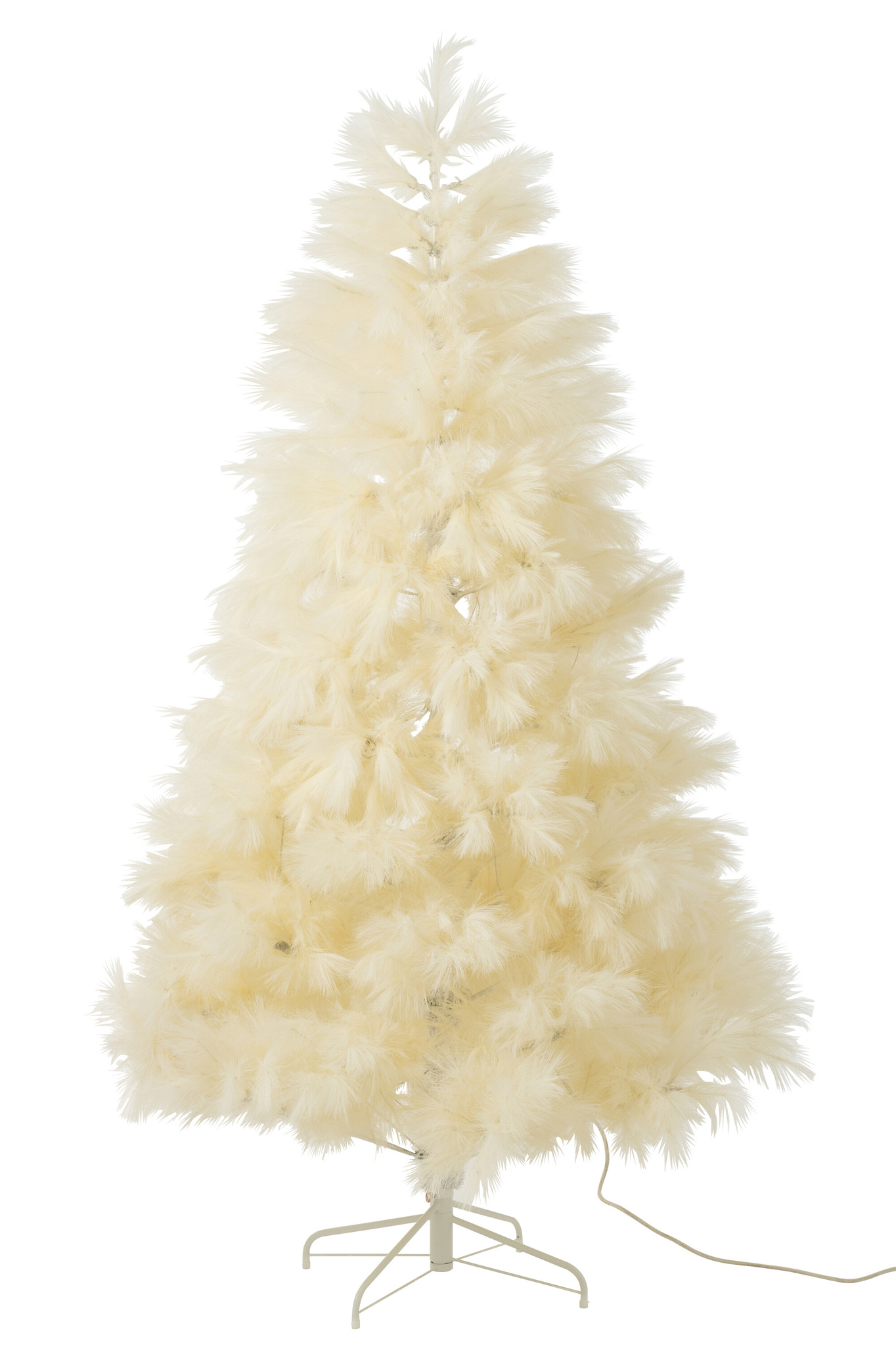 J-LINE KERSTBOOM 400 LED PAMPA METAAL ECRU