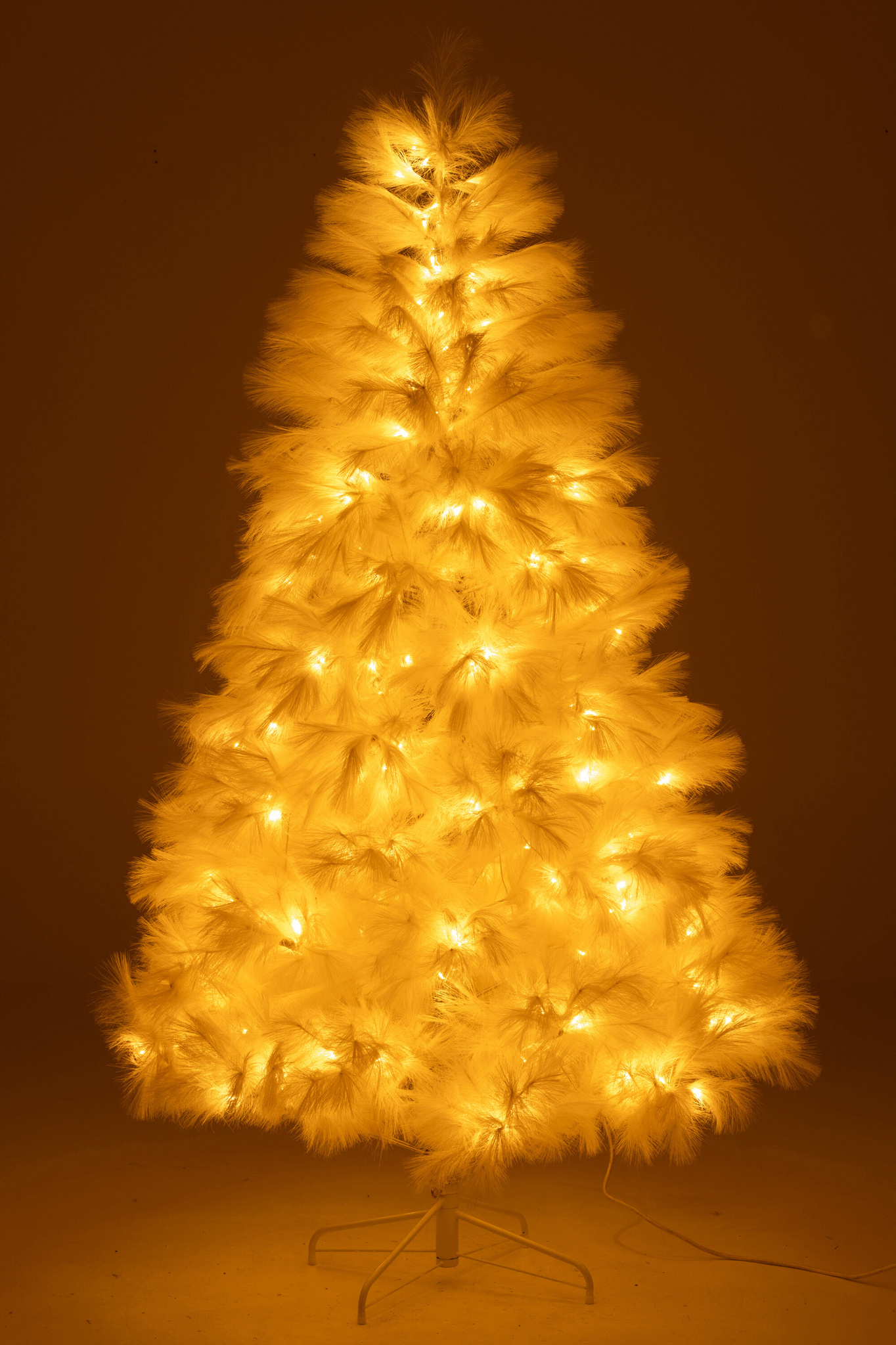 J-LINE KERSTBOOM 400 LED PAMPA METAAL ECRU