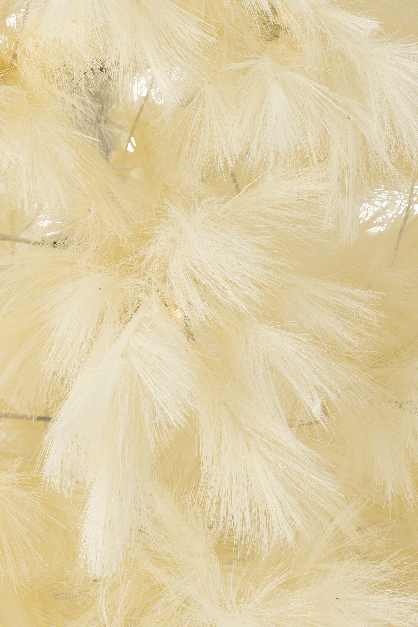 J-LINE KERSTBOOM 400 LED PAMPA METAAL ECRU