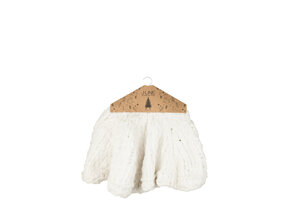 J-LINE KERSTBOOMROK GEBREID POLYESTER WIT