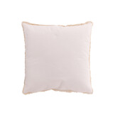 J-LINE KUSSEN KERSTBALLEN KATOEN WIT/GOUDKLEURIG