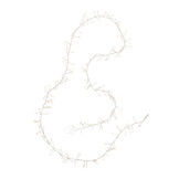 J-LINE KERSTVERLICHTING VERTAKKING 2M WARM WIT